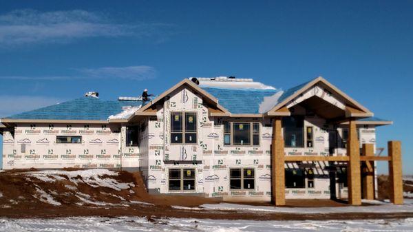 One of many Executive Colorado homes. New Construction Roofing by Hometowne Roofing