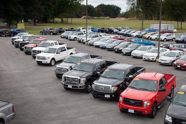 We have a large collection of used cars and trucks.