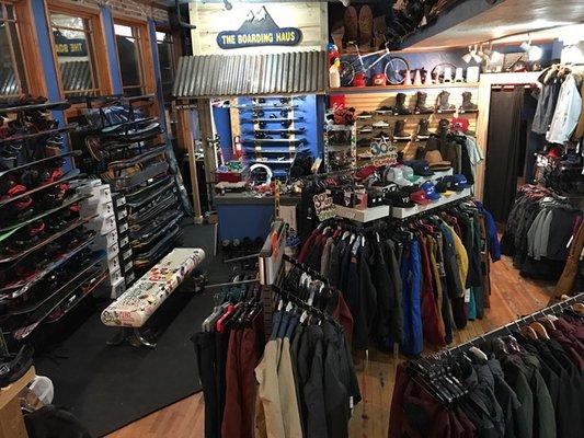 The Snowboard Service and Demo shop!