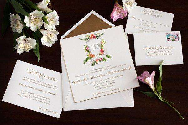 Invitation Suite (Photo by: Esther Huynh)