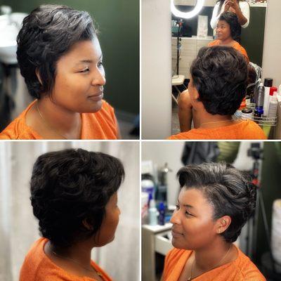 TWA - Natural Hair Blowout - Silk Press