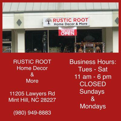 #RUSTICROOT