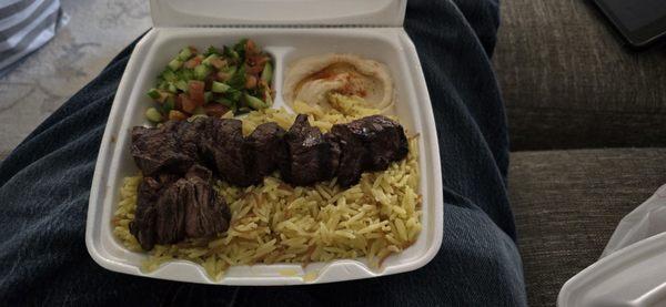 Beef Kabob Plate