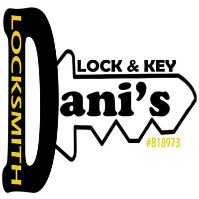 Logo's created for your business.  This logo was created by Alaniz Digital for Dani's Lock and Key in Corpus Christi, TX.