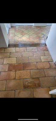 Terracotta floor AFTER