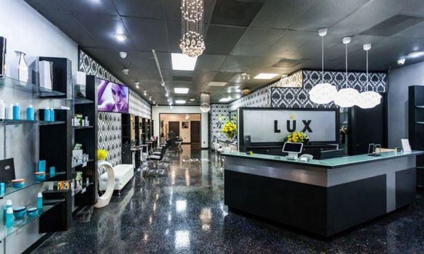 The Interior of LUX Salon