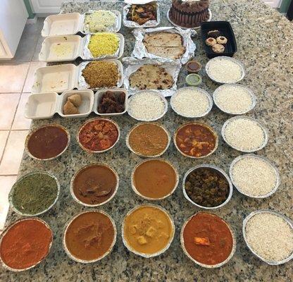 22 takeout items for an at-home buffet (the cake and cookies pictured are from Heidelberg Pastry Shop)