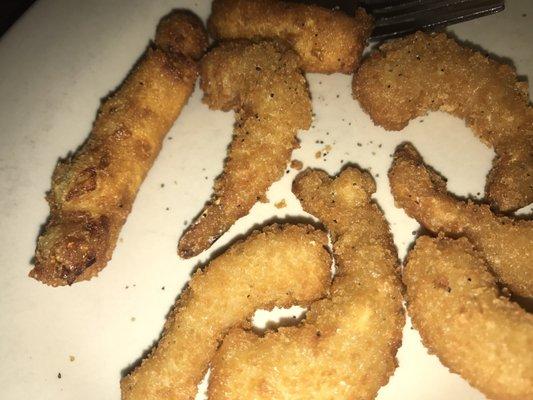 Fried shrimp! Yum!