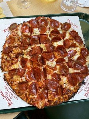 Pepperoni and cheese goodness!