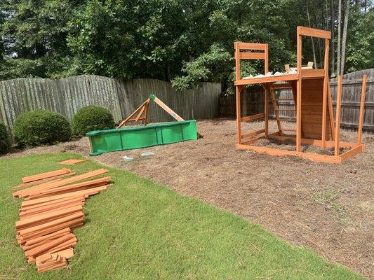 Playset install