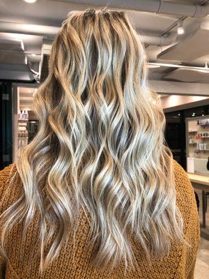 balayage on dirty blonde hair