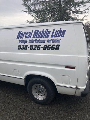 Mobile service truck.