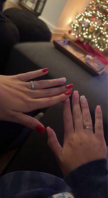 My friend and I's nails!