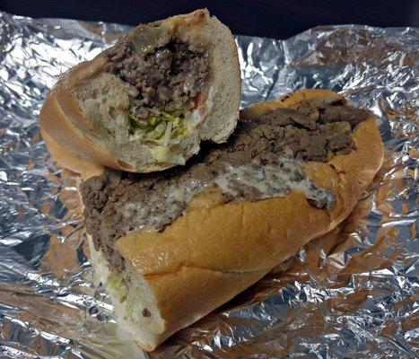 A large California Cheesesteak.