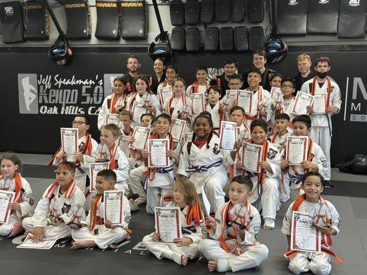 Orange Belt Testing.