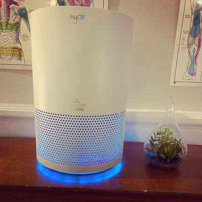 Air purifier helps to cleanse the air and protect us.