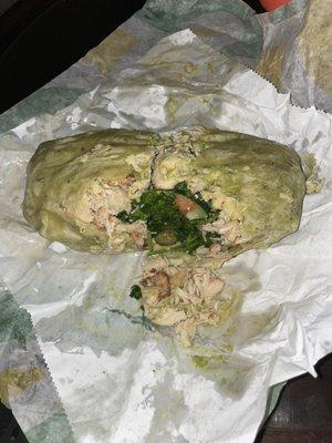 Soggy wrap