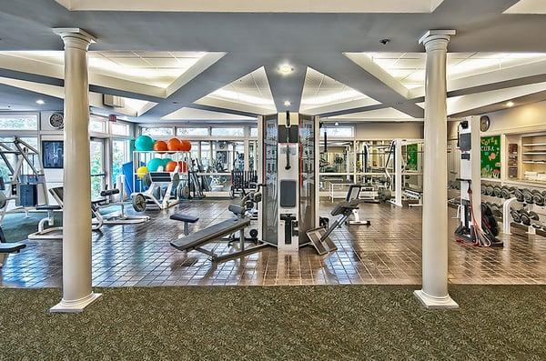 Our 13,000-square-foot, state-of-the-art fitness center offers  classes including Yoga, Zumba, Pilates and more.