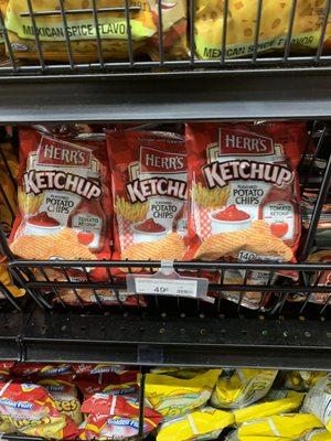 Ketchup potato chips?!