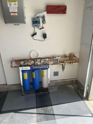 Whole water filter system