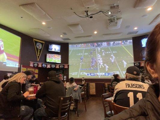 Sports bar area