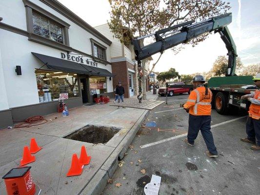 Commercial drain repair