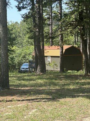 One of the cabin rentals