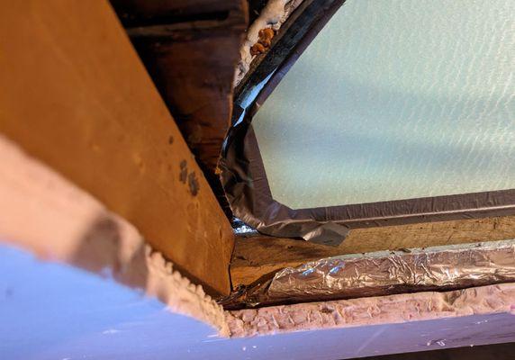 Gaps like the ones below, are easy ways for pests to enter your home and create even more damage.