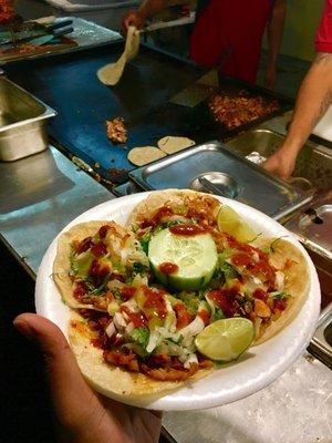 Delicious tacos - Al Pastor (pork)