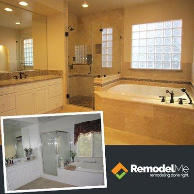 Bathroom makeover by RemodelMe, a highly-experienced general contractor in Los Angeles.