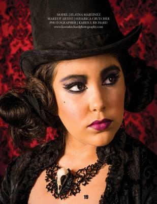 Some of my published makeup artistry