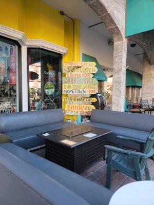 Outdoor seating