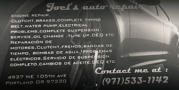 Joel’s Auto Repair