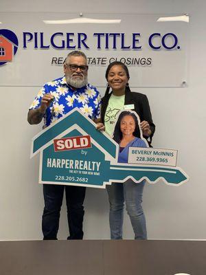 Beverly McInnis, Realtor with 1st time homebuyer