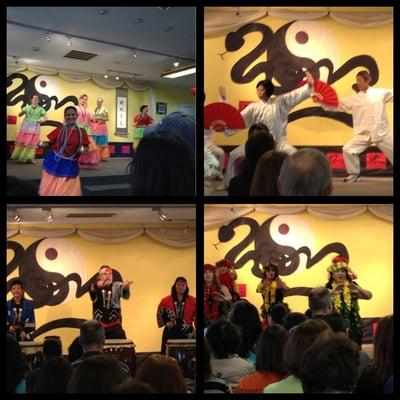 Lunar New Year celebration event with a variety of performances showcasing different cultures