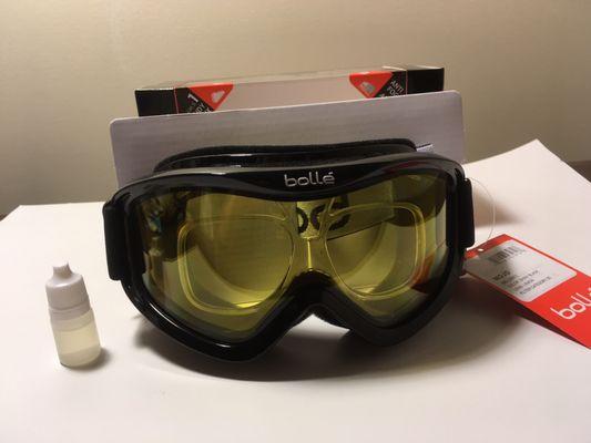 Prescription ski goggles made to order