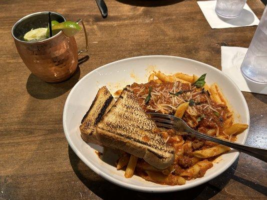 Colorado Bison Bolognese and Moscow Mule