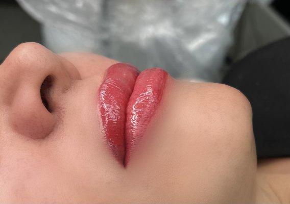 Permanent lipstick