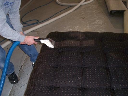 We use our custom upholstery cleaning process to clean many different styles of upholstery.