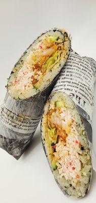 Yummy Shrimp Tempura Burrito