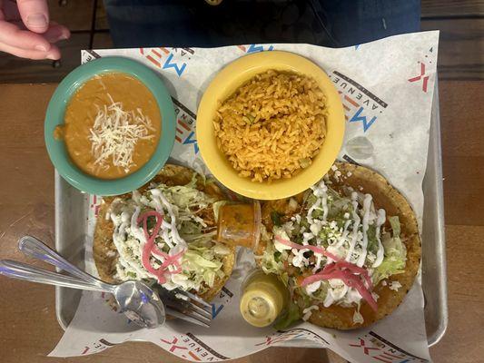 Tostada plate