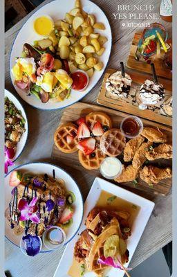 #chicken and waffles #lunch #brunch #patio #downtownsacramento