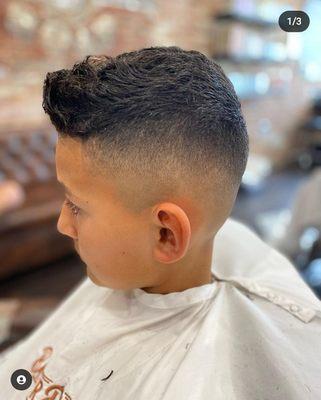 Mid Skin Fade Kids Haircut