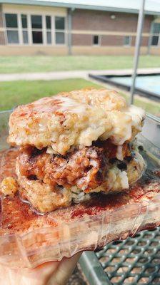 Blueberry Chipotle Chicken Biscuit