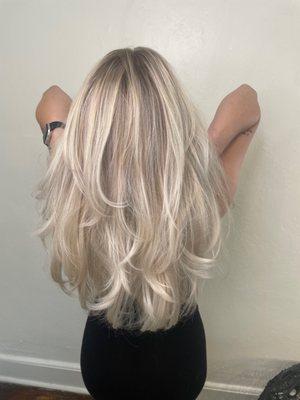 beautiful platinum hair