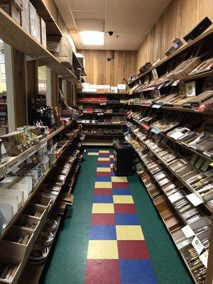 Humidor with great cigar choices!