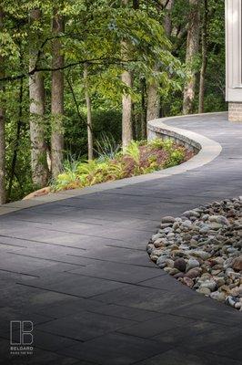 Belgard Patio, Steps, Retaining Wall, Drainage, and Planting in Williamsburg, VA Project Year: 2019 Project Cost: $50,001 - $60,000