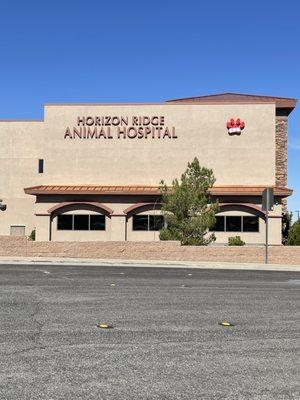 Great Animal Hospital. Located near a park to go to afterwards