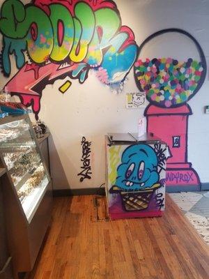 I like the grafitti art where it should be. In a store. Not on mailboxes in the street.