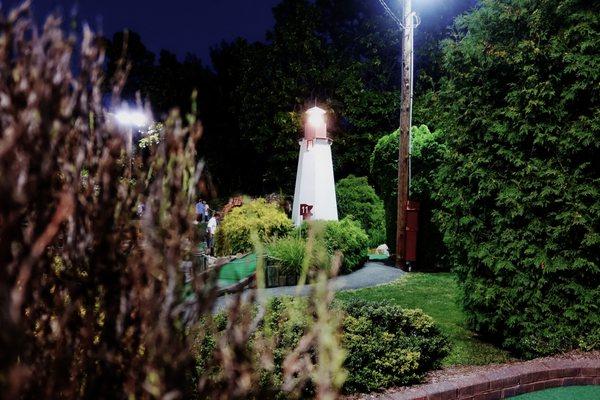 No golf course is complete without a windmill, and if you're really lucky, a light house. It's a beacon of hope.